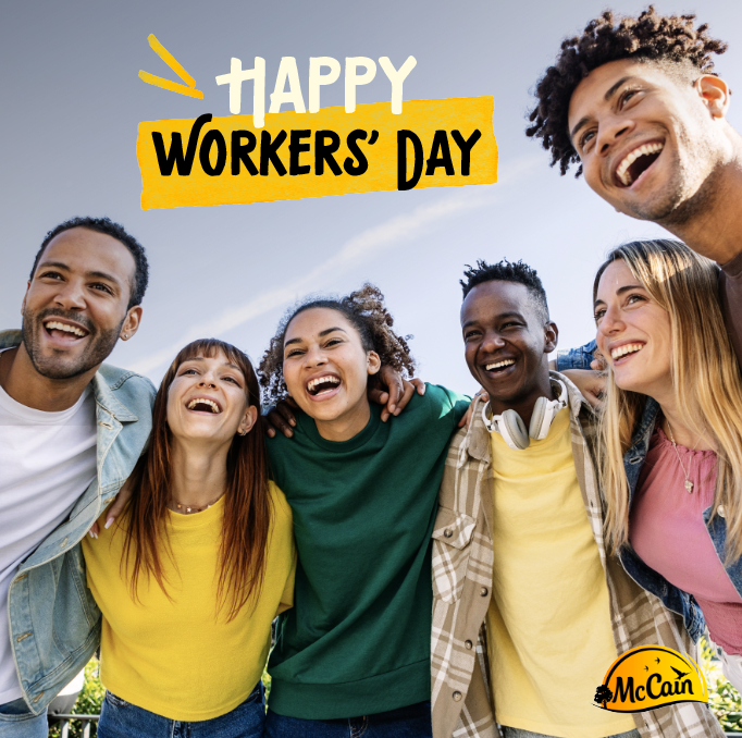 On this Worker’s Day - We honour and thank workers everywhere for their dedication and contributions. To every worker, your commitment is both admired and deeply appreciated. Happy Workers' Day! 💛 #WorkersDay #McCainMadeForSharing