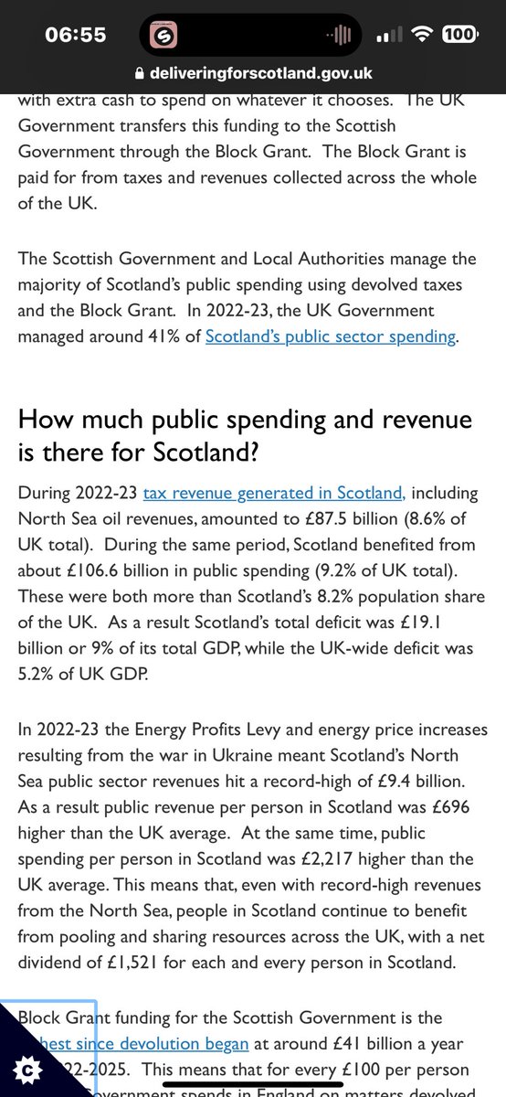 @ruth_wishart We’ve returned a surplus 2 years out of 33 Ruth. Last year was revenue on profits that contributed to the treasury 10b We returned in total 87b. Our total spend would be in iScotland around 107b. Eat. Sleep. Pish the bed. Repeat.