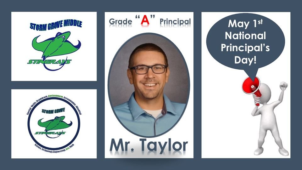 Be sure to give Mr. Taylor a 'BIG SMILE' for National Principal's Day! @IRCSchools @SDIRC_SUP