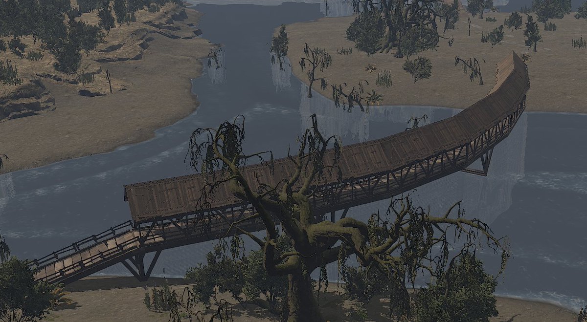 Day 17:
@playrust 
ROADS!! Some bridges are stand-ins till I have alternate designs put together.
#thejungle
I'll be focusing on gameplay elements next, my final day of design before I launch the beta version on @WC_Servers this Force-Wipe.