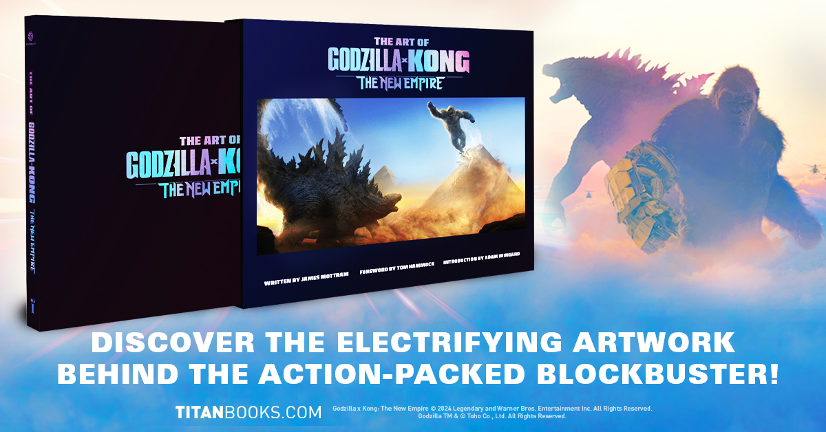 Relive the action-packed blockbuster with this official companion! THE ART OF GODZILLA X KONG: THE NEW EMPIRE Pre-order your copy now: bit.ly/49FmNrG