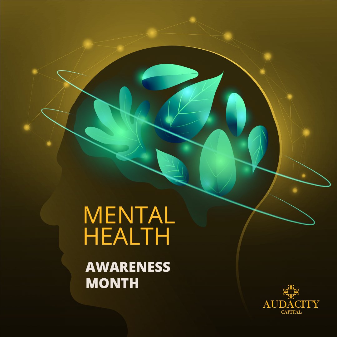 May marks Mental Health Awareness Month.

Remember, your well-being is just as important as your trading strategy.

Take time to prioritize self-care and reach out for support when needed.

audacity.capital

#MentalHealthAwareness #audacitycapital
