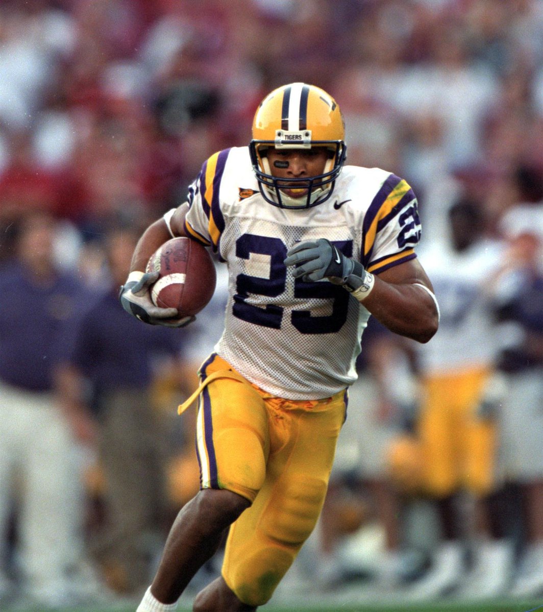 Happy 44th birthday to Josh Reed! 2001 Biletnikoff Award winner & All-American. Reed held the LSU record for career rec yds (3,001) until Malik Nabers broke it this past season. Still holds the SEC record for receptions in a game with 19 against Alabama in 2001.