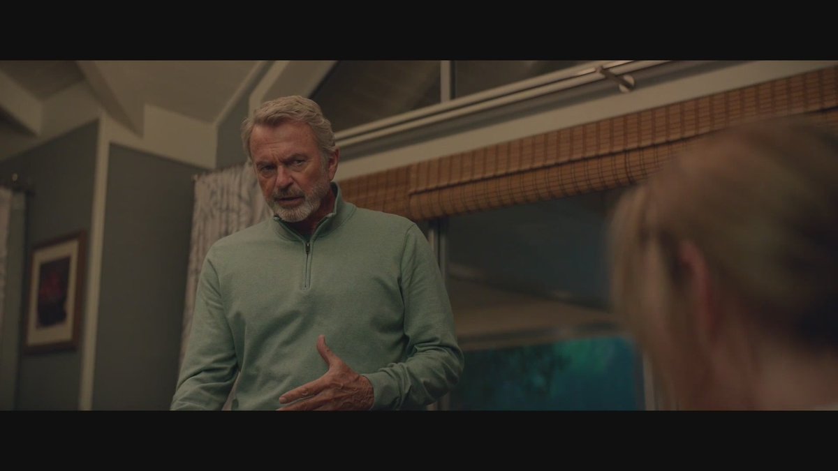 sam neill as 'stan delaney' annette bening as 'joy delaney' 📸: apples never fall (2024) - ep01