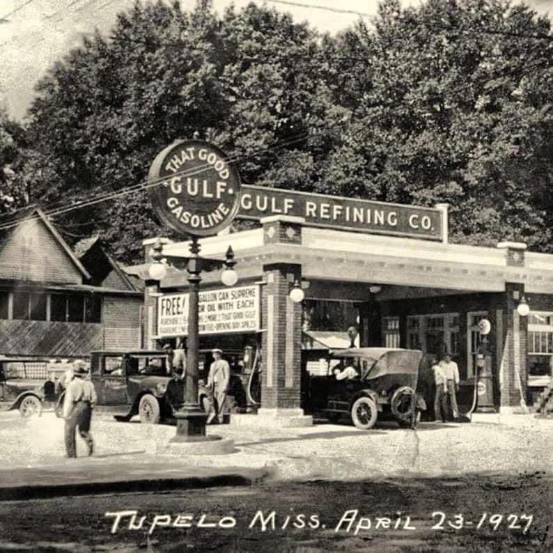 Anyone ever heard of a “Service Station”? Tupelo, #Mississippi April 23, 1927