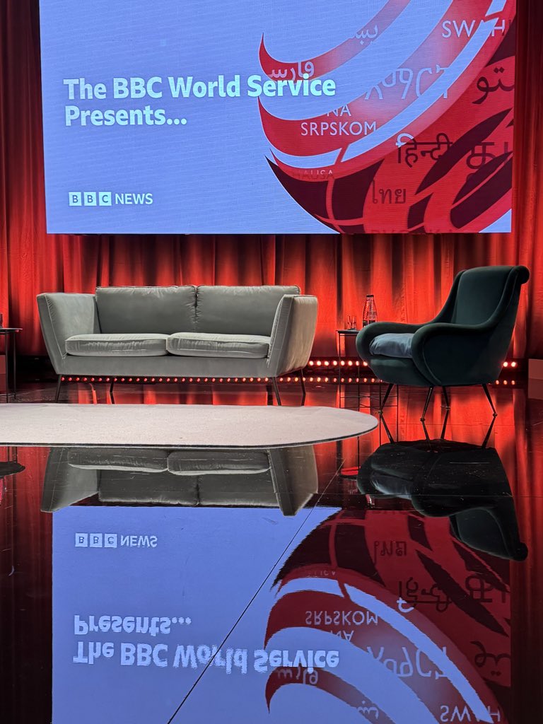 Great to be back at the #BBC for a special #WPFD24 event - parts of a special @BBCWorldService programme on the price too many colleagues pay for #pressfreedom.