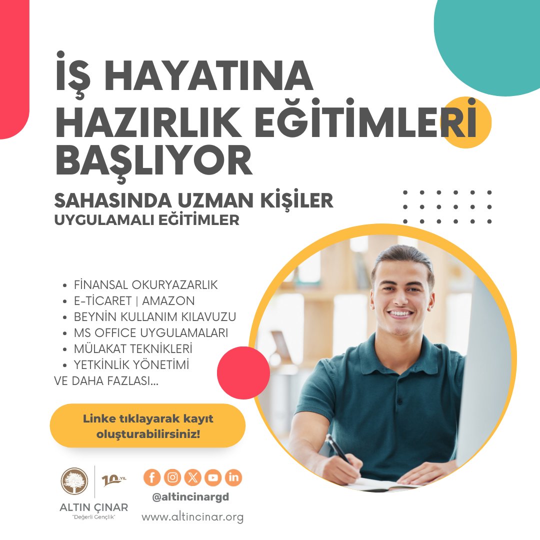 Linke tıklayarak kayıt yapabilirsiniz: forms.gle/NNb2u8wCXZAysf…