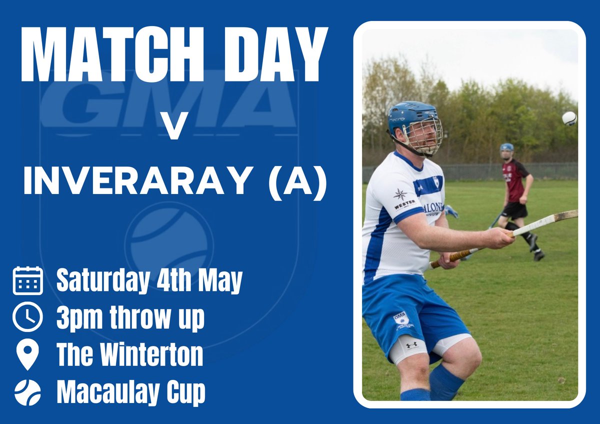 Cup action this weekend as the men’s first team face Inveraray in the Macaulay Cup. 3pm throw up at The Winterton, come along and support the lads 👊🔵⚪️
📸- John MacMillan