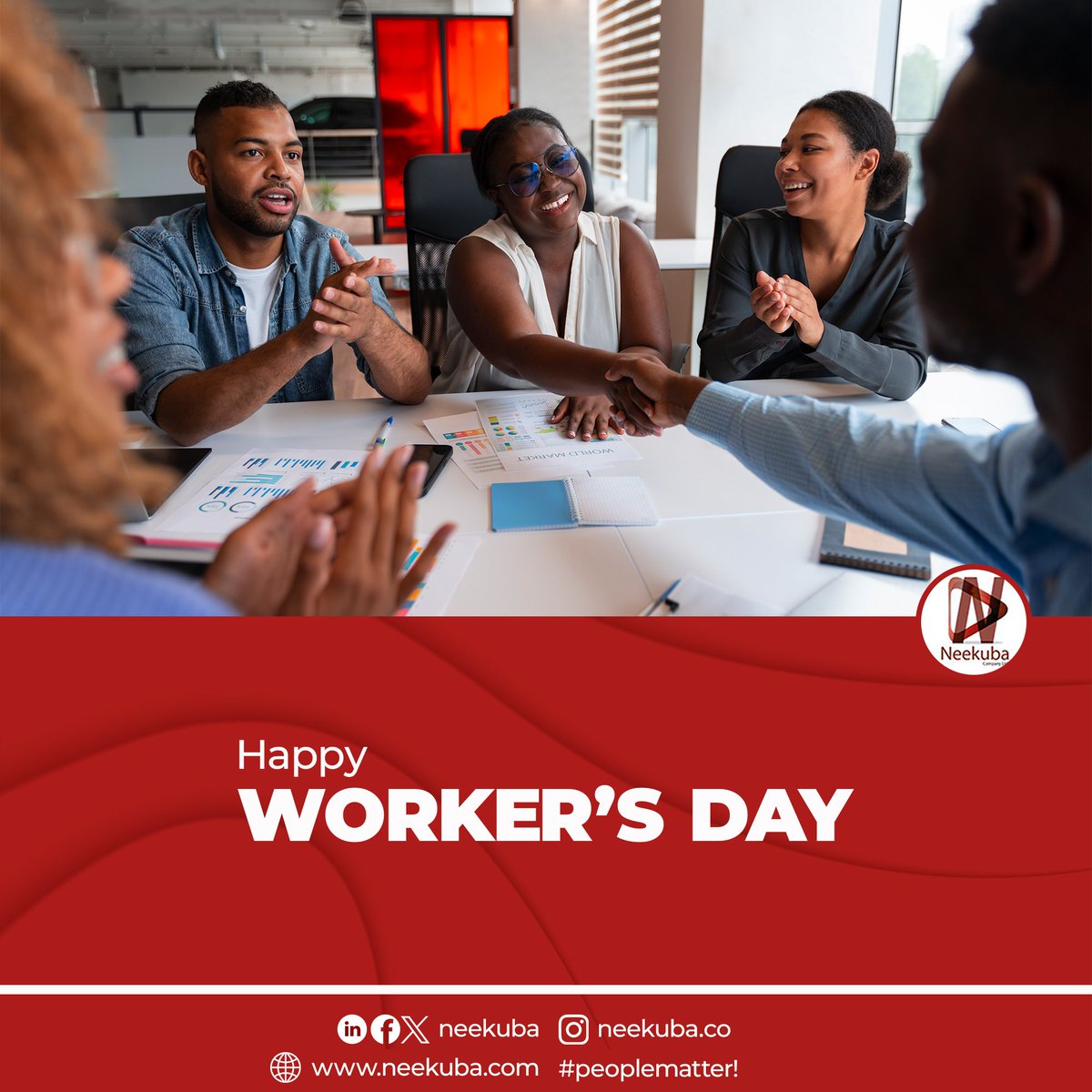 HAPPY WORKER'S DAY

#neekuba #peoplematter #WorkersDay