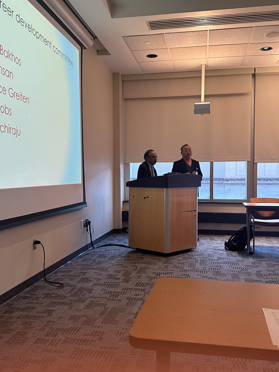 How lucky are we at @UPMC_CTSurgery? Pittsburgh heart surgery legend Dr. Venkat Machiraju being introduced by Dr. Pyong Yoon for todays Grand Rounds