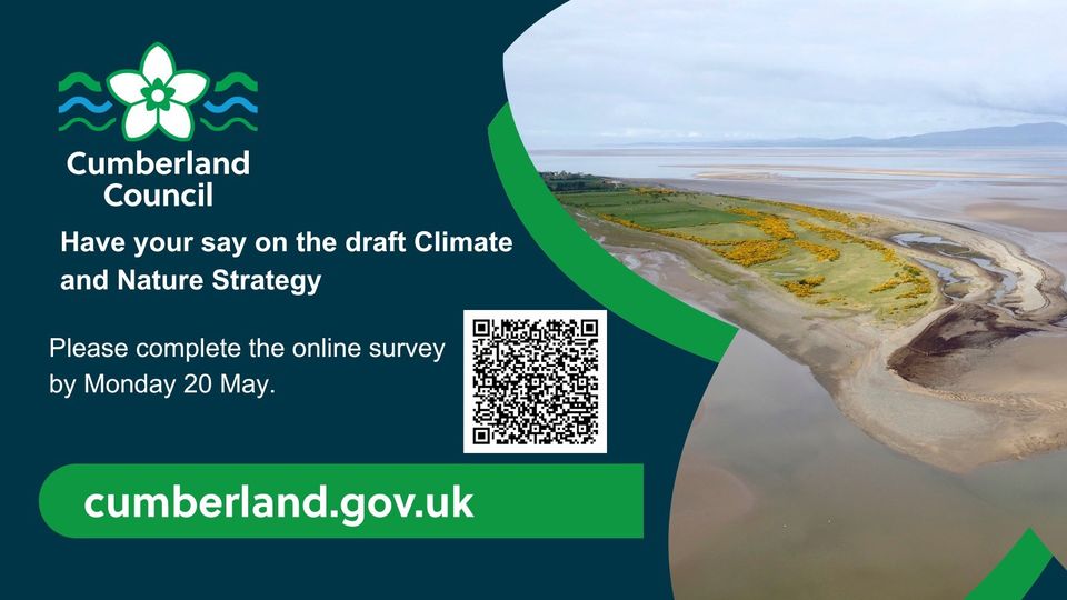 If you're in #Cumberland you can now review, and have your say, on their draft Climate and Nature Strategy.   Please share this amongst your groups - it closes on the 20th. 
#ClimateCrisis #ZeroCarbonCumbria
consult.cumberland.gov.uk/communications…