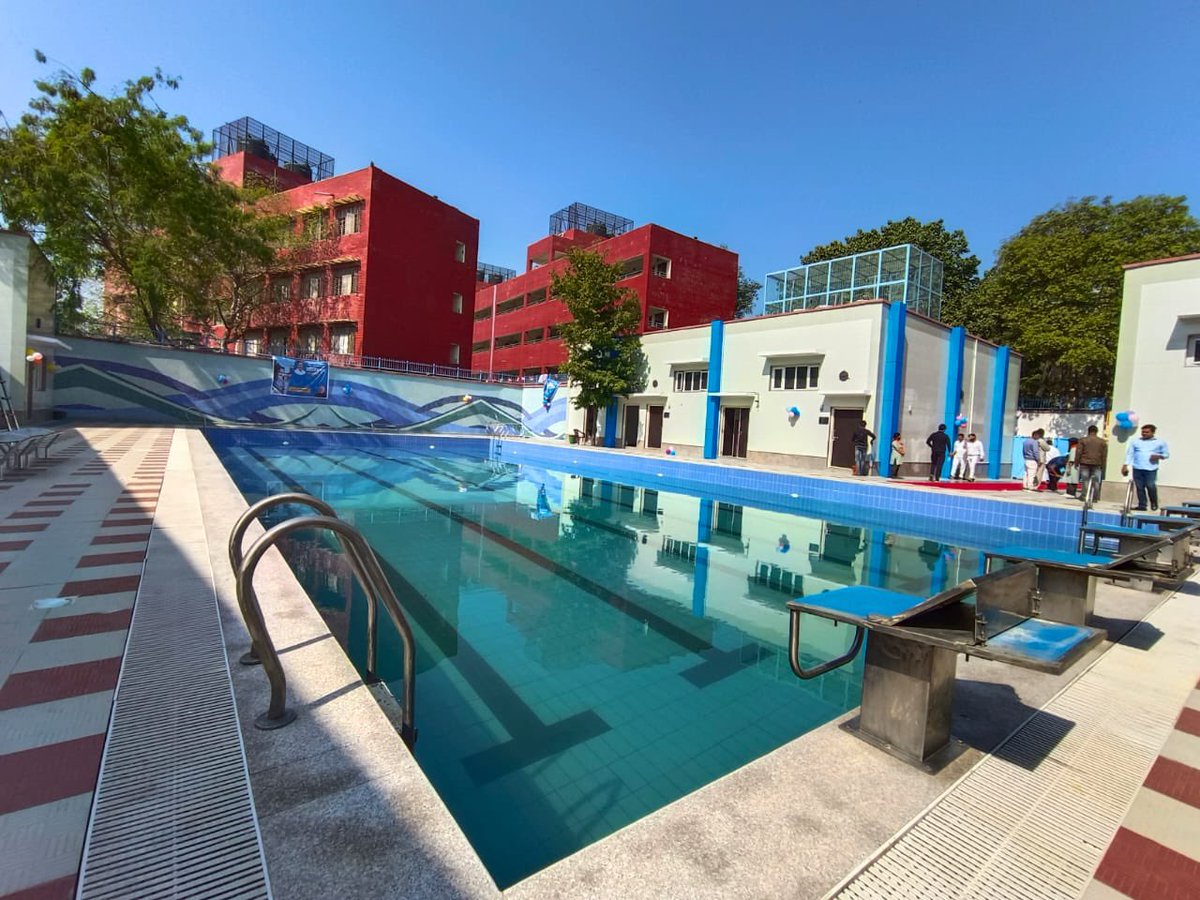 Here are some pictures of swimming pools from Delhi Govt Schools. Maybe the BJP Govt can learn something from this instead of turning classrooms into swimming pools