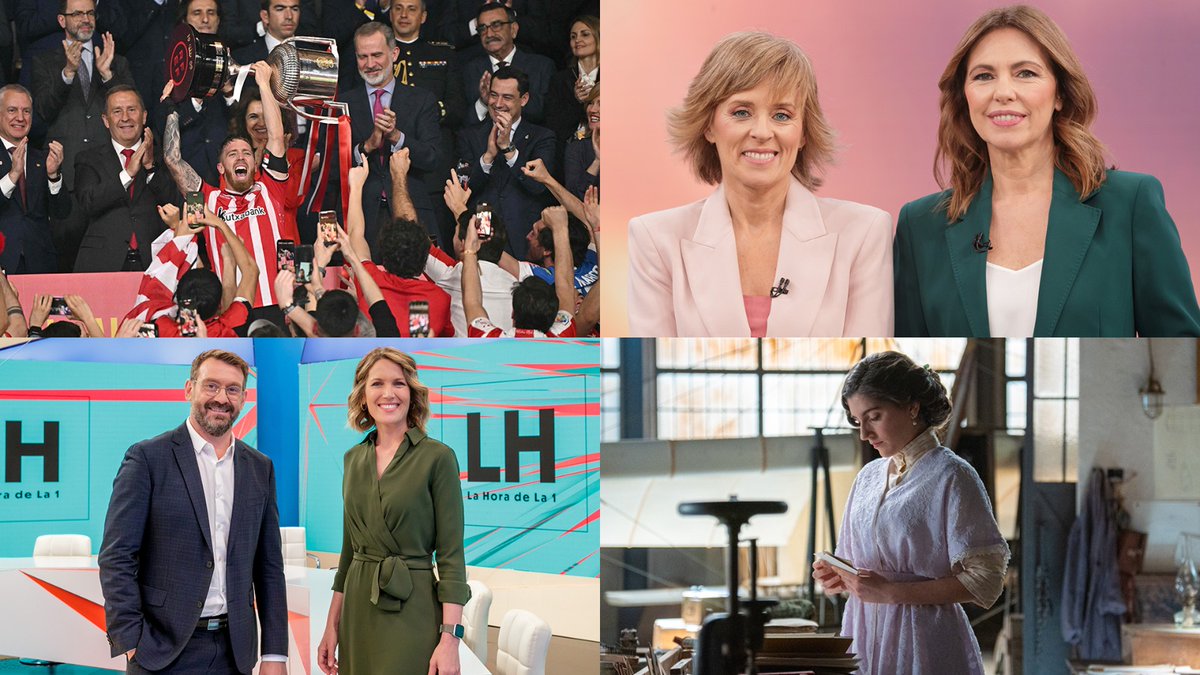 #Audiencias |@La1_tve logra su mejor mes de abril en 4 años

🔹Los #Telediarios siguen como 2ª opción informativa (11.1 %)

🔹Lo más visto, el triunfo del Athletic Club en la final de la Copa del Rey (34,8 %)

🔹@rtveplay 9,6 millones de visitantes únicos

rtve.es/n/16084754