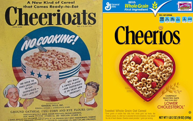 #FoodHistory. In 1941, General Mills launched 'Cheerioats' as a breakfast cereal, which was later rebranded as 'Cheerios' in 1945.