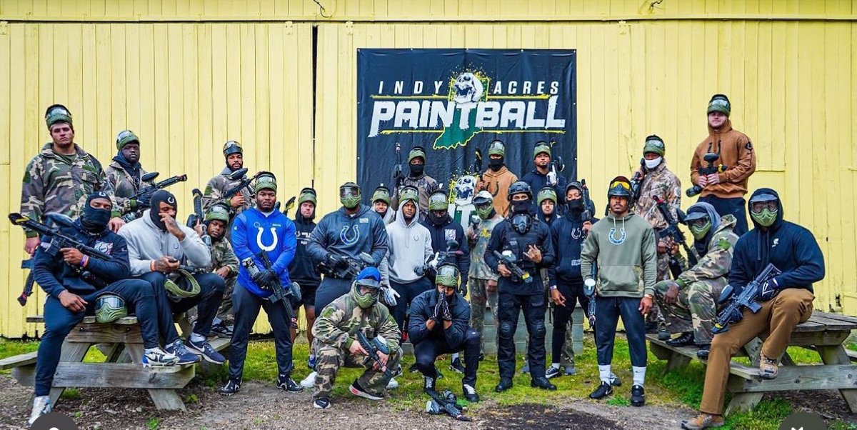 Colts love to paintball