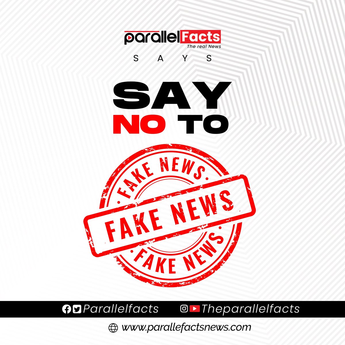 PUBLIC ANNOUNCEMENT 📢 

*Upholding Journalistic Integrity: A Call to Action Against Bola Ahmed Tinubu Govt’s Fake News and Propaganda*

In light of the pervasive spread of fake news and propaganda emanating from Bola Ahmed Tinubu led government, Parallel Facts Media, as a…