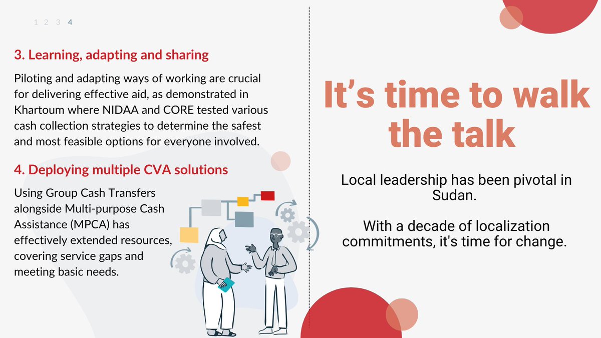 The locally-led response in Sudan was the breakthrough for getting multi-purpose cash assistance to households surrounded by conflict. In a recent blog, Sara Elgieli and @tbmanell broke down the recipe for successful implementation. See below to learn more👇.