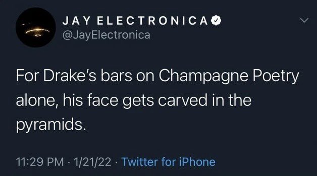 @JayElectronica We didn’t forget Jay 🐐🐐