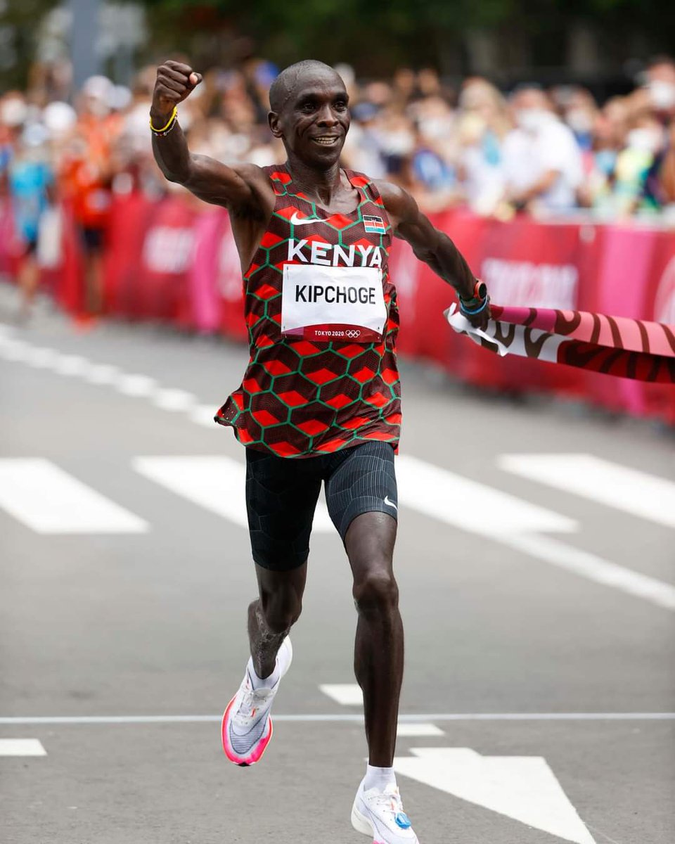 King @EliudKipchoge is ready to conquer the world once again in the marathon at the 2024 Olympics in Paris, France. No human is limited.