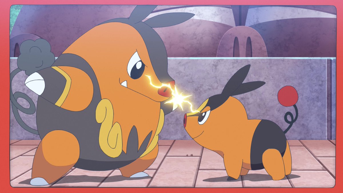 Morning! Tepig and Pignite are rivals!