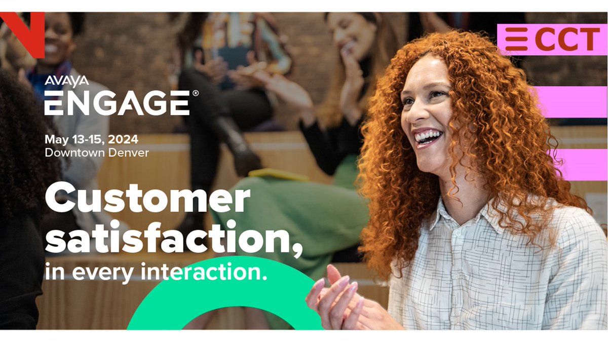 Join us in Denver, Colorado! Don´t miss the opportunity to reach thousands of customers at the largest gathering of Avaya users. CCT Solutions will present the Omni-Channel simplified solution 'CCT ContactPro' for Avaya users.  Looking forward to meet! #iaug #avayaengage