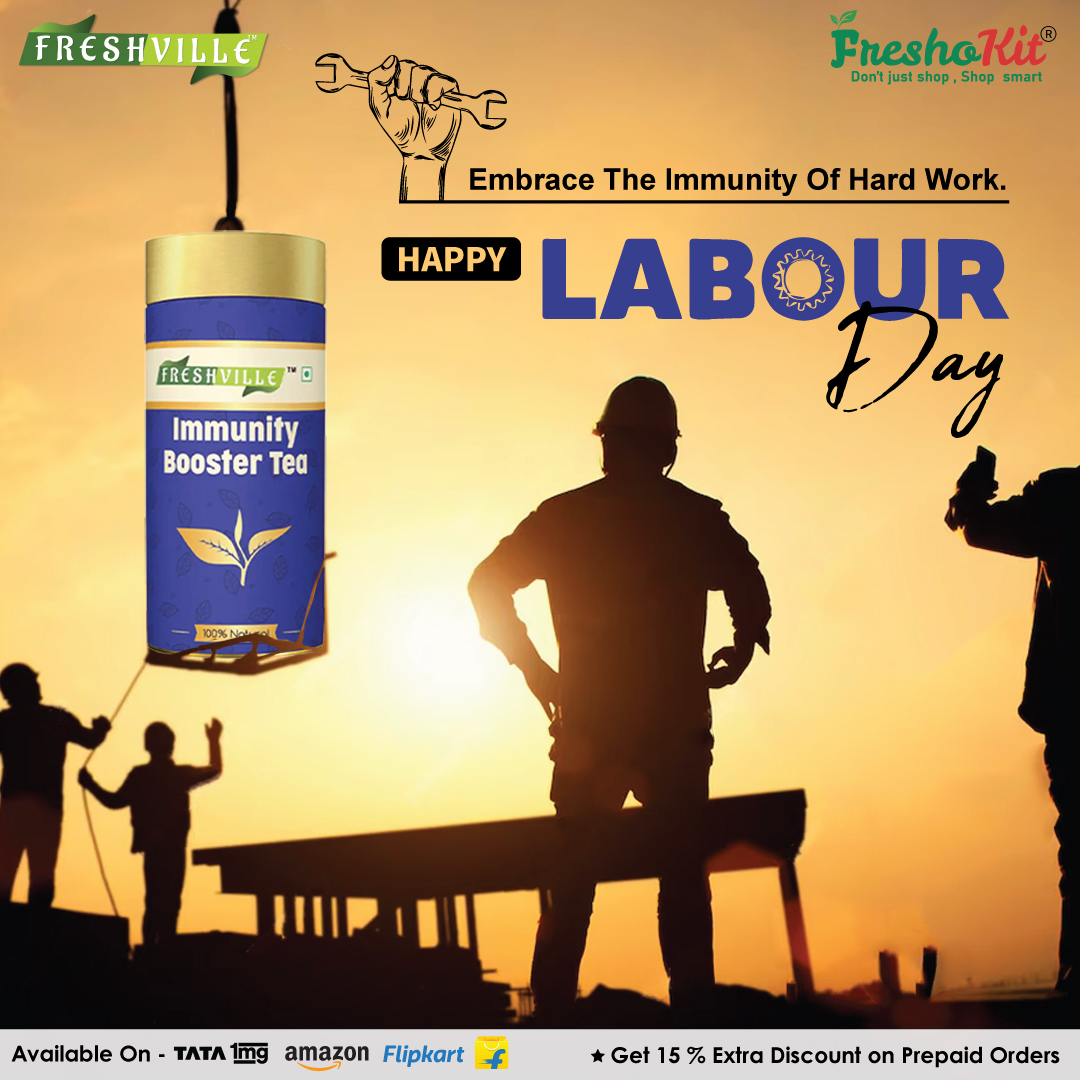 ☕Embrace The Immunity Of Hard Work.Happy Labour Day!👏
.
The Freshville Promise: Quality You Can Taste, Benefits You Can Feel
.
.
@freshokit
.
.
#herbaltea #tea #teatime #greentea #tealover #tealovers #blacktea #herbal #herbs #looseleaftea #healthylifestyle #organic #teaaddict