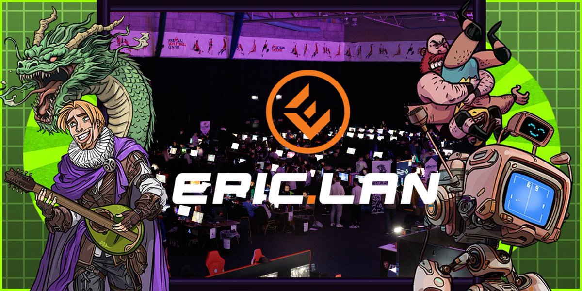 Medway Gaming Festival (@mgf_dockyard) on Twitter photo We've teamed up with <a href="/EPICLAN/">EPIC.LAN UK Gaming & Esports Events</a> to bring you an electrifying 40-player LAN experience at this year's event!
Please note, this is a separate ticketed part of the event that includes a full weekend pass to MGF24.
Secure your tickets now at epiclan.co.uk/epiclan-mgf! 🎮🔥 We've teamed up with <a href="/EPICLAN/">EPIC.LAN UK Gaming & Esports Events</a> to bring you an electrifying 40-player LAN experience at this year's event!
Please note, this is a separate ticketed part of the event that includes a full weekend pass to MGF24.
Secure your tickets now at epiclan.co.uk/epiclan-mgf! 🎮🔥
