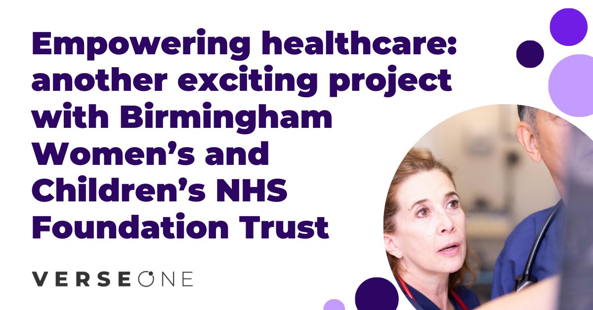 We’ve just completed another great project with @BWC_NHS. 🎉

Read more about their requirements and the overall project in our latest blog. 👇

verseone.com/nhs-news/bwc-g…

#NHS #ChildrensHospital #WomensHospital #Birmingham #DigitalTransformation #Microsite #CustomerExperience