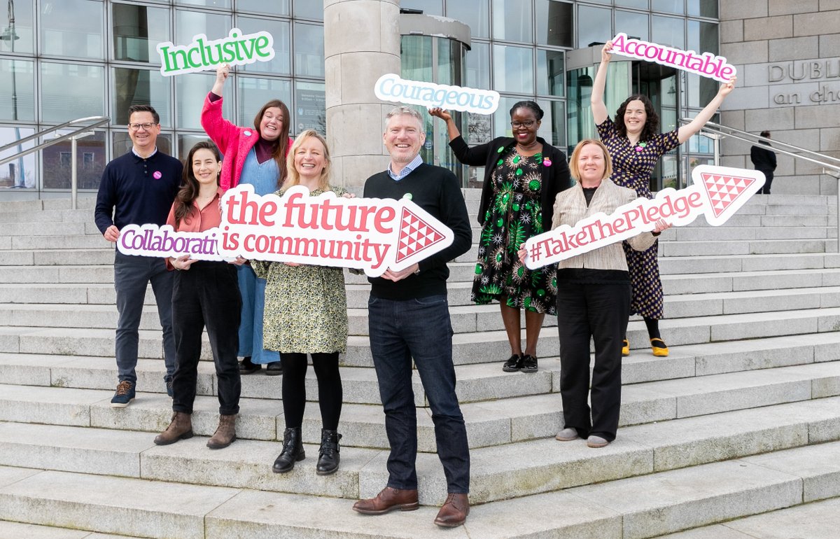 Be a leader for change. Take the pledge to champion local causes and amplify the voices of community groups and organisations. #FutureIsCommunity wheel.ie/elections