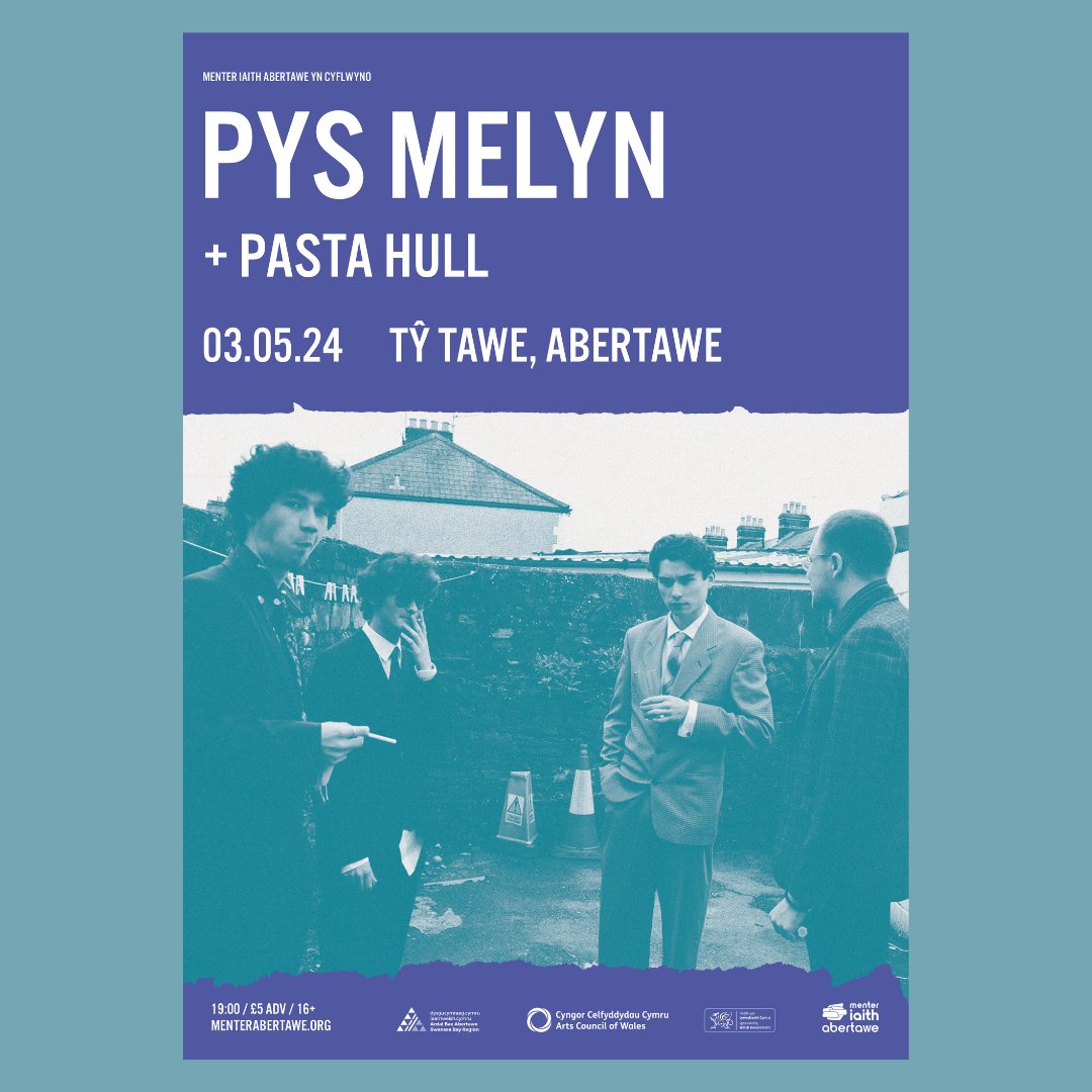 Ein cyffeillion @tytawe yn cyflwyno Pys Melyn ar 03.05.24! Dyma gyfle i weld sioe headline llawn mewn lleoliad agos. Dim ond £5 o flaen llaw! ➡buff.ly/3vlI0ce Bydd unrhyw docynnau sy'n weddill yn £8 ar y drws. @swanseamusichub @menterabertawe #yagym