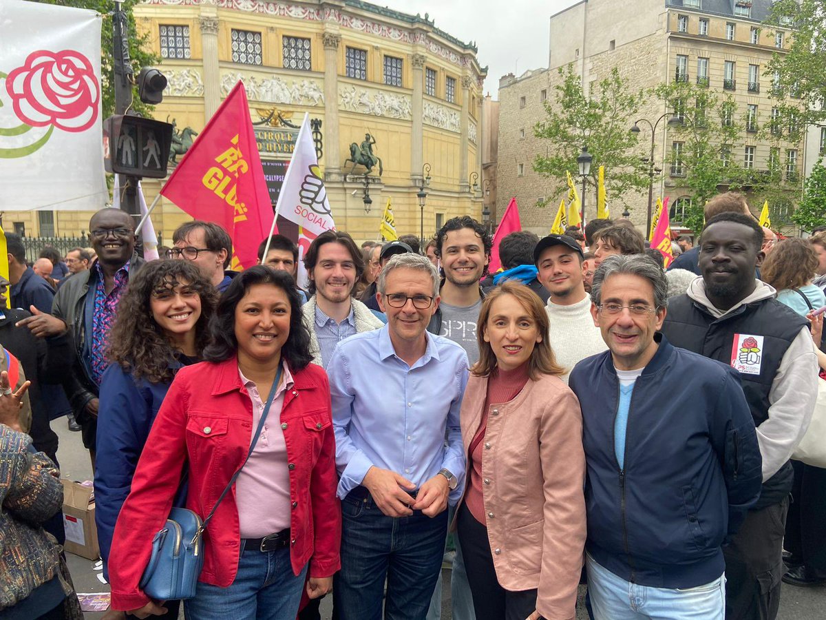 Mobilisé ce #1erMai pour les droits des travailleuses et travailleurs. Alors que certains patrons du CAC 40 gagnent 1 400 fois plus que leurs salarié•e•s, nous devons poursuivre la lutte pour une meilleure répartition des richesses. Pour un travail rémunéré à sa juste…