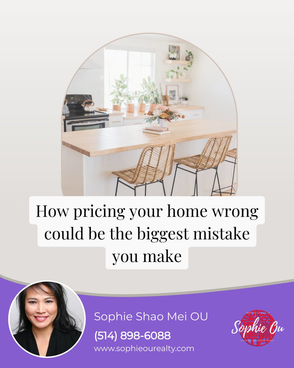 Pricing your home correctly is one of the most important things you can do. If you want to see what your home could sell for on our market, reach out, and let's chat! #montreal #westisland #kirkland #DDO #beaconsfield #pierrefonds #pointeclaire #dorval #suttonquebec