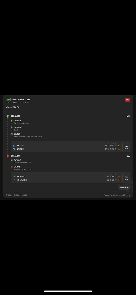 DHSCbets's tweet image. Such a bad beat yesterday, 1 more from carter would have got us paid, 3 more wouldve got us paaaiiiddd…