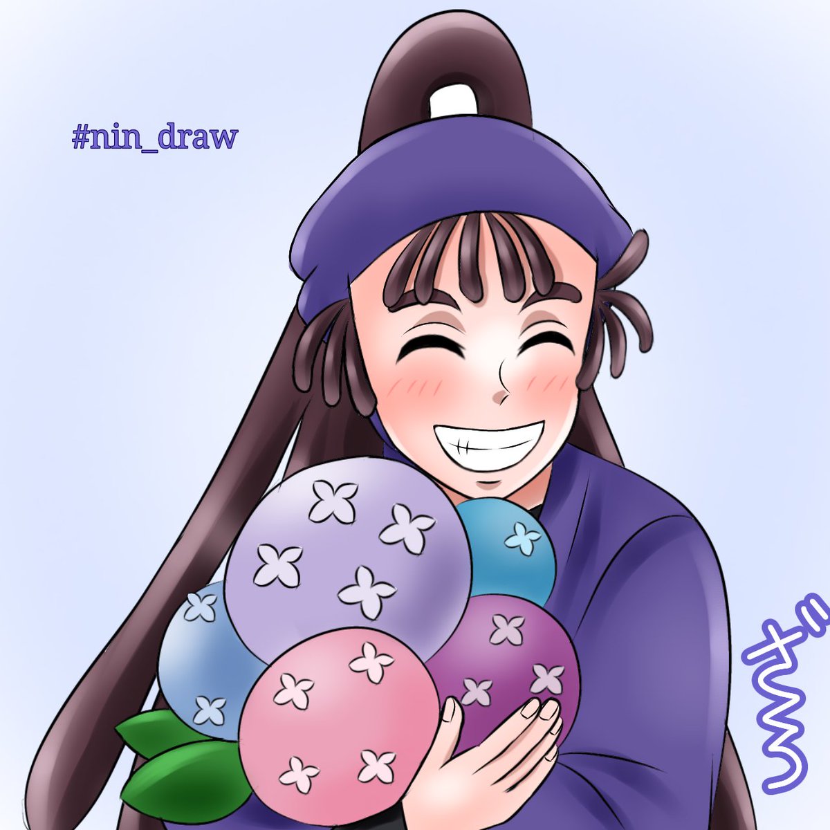 紫陽花と勘ちゃん

#nin_draw