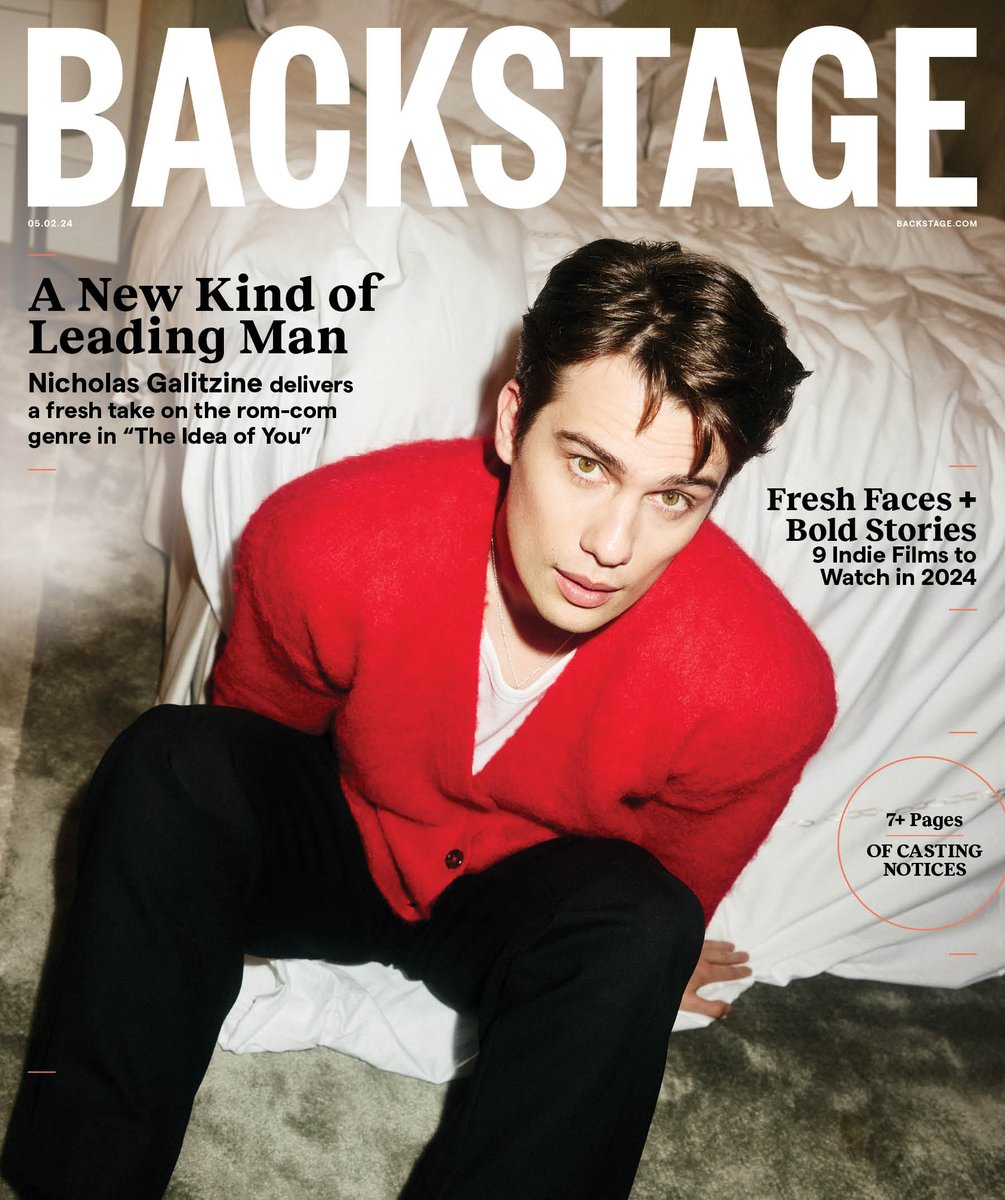 I interviewed the man of the moment @nickgalitzine for the cover of @Backstage !! bit.ly/3Qq5RPl