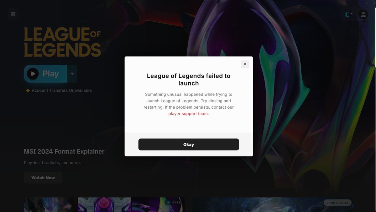 Anyone else getting this? @RiotSupport