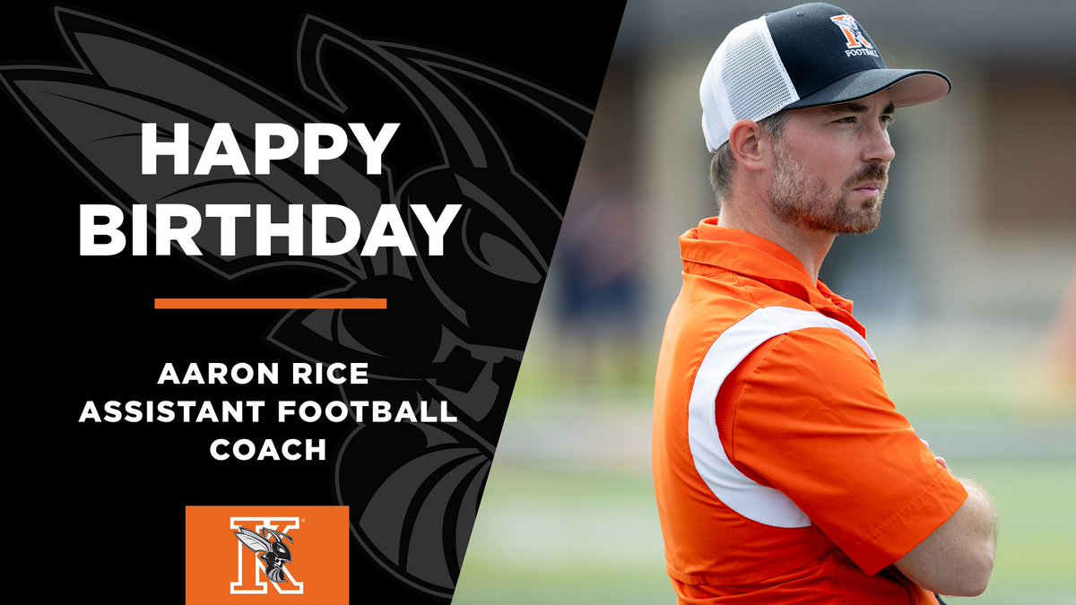 Happy Birthday to Aaron Rice, Assistant @KzooFootball Coach!