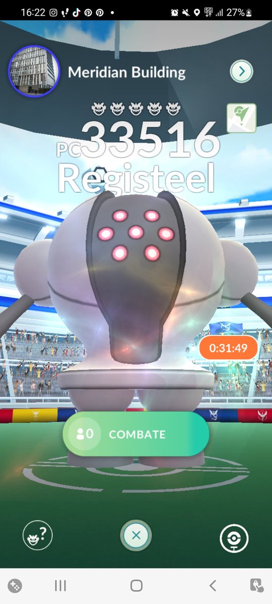 Registeel now.
Add me if u want to join: 056841578408

#pokemongo #PokemonGOApp #pokemongoraid #pokemongofriend