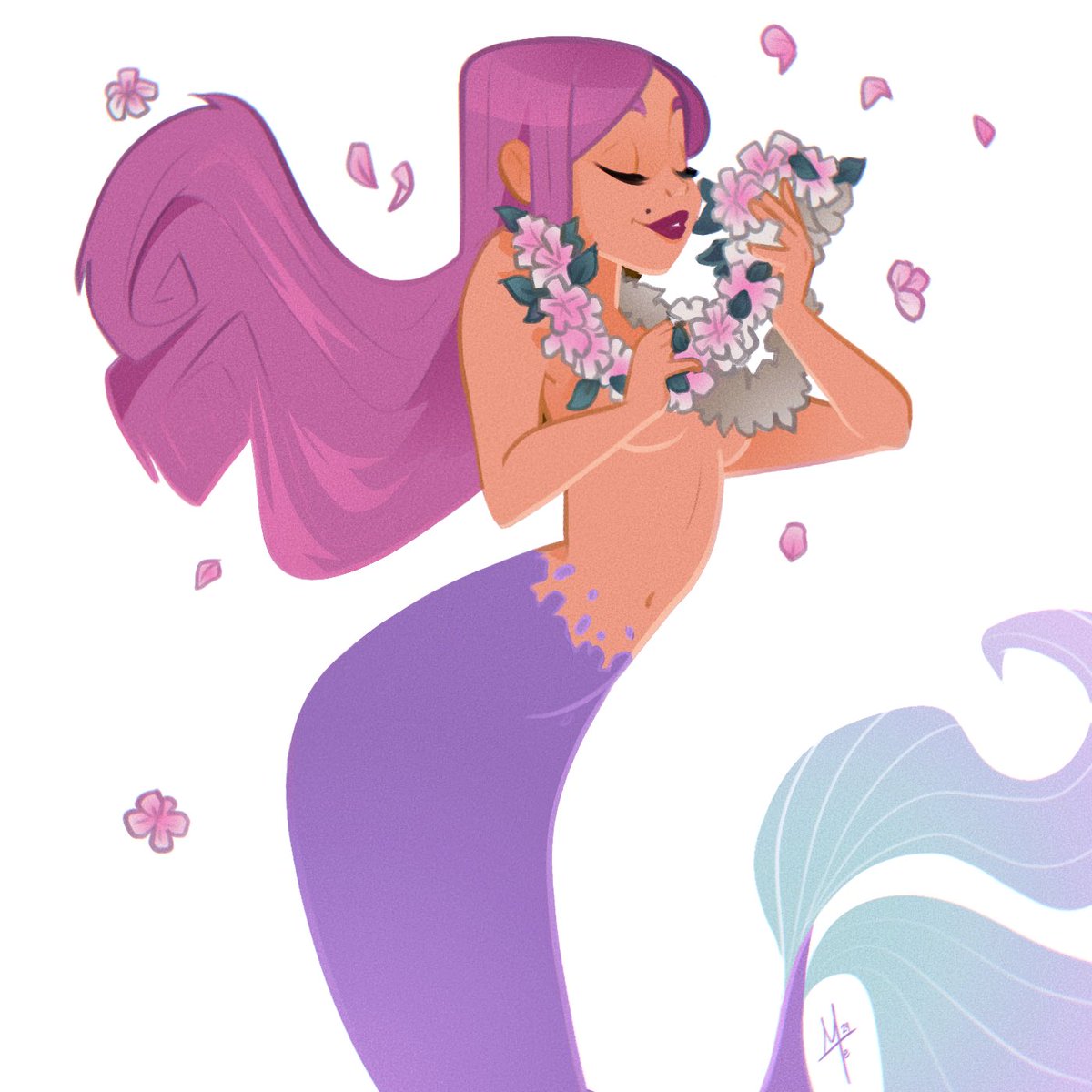 🧜‍♀️ 🌸 HAPPY #MERMAY2024! Kicking off the first prompt #lei! So excited to see all the mer-things on my feed 🫶🏻#drawmermay2024 

.
.
.
.
.
#characterdesign #characterart #characterdesigner #digitalart #sketch #procreate #photoshop #illustration #art #artwork #ArtistOnX #drawing