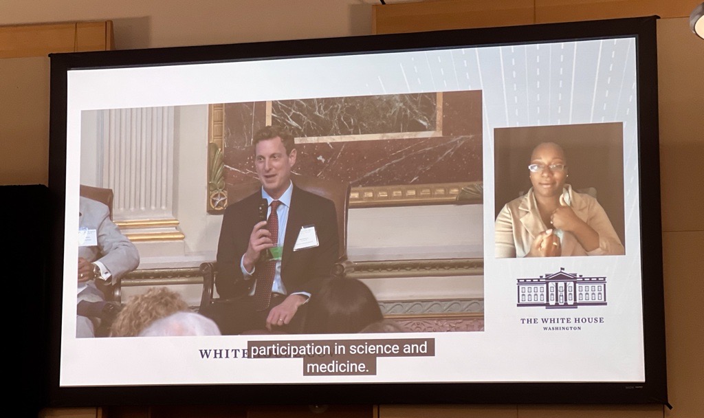 AIRInforms's tweet image. How can evidence propel impact and accountability in STEMM? Watch the livestream now with VP Dean Gerdeman: bit.ly/WHsummit2024 #STEMMforAll