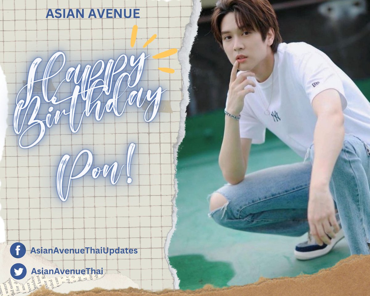 Happy Birthday, Pon @T_Aiemkumchai See you in Manila this June! PON 29TH OFFICIALLY #HAPPYPONDAY29th HBD PonThanapon 29th #29ปีก้าวไปกับภณ