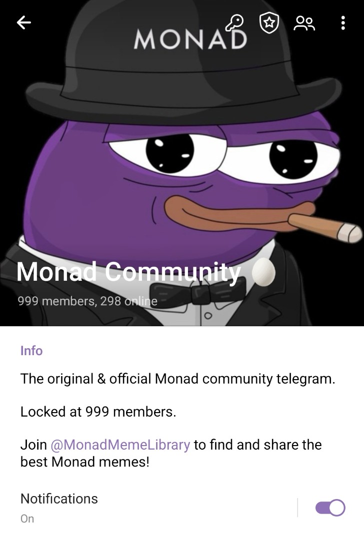 3/ Monad private group ➖ This group is capped at 999 members. ➖ To get into this group you need to get into a group called purgeatory. 👉 This group members got 8000 $W Airdrop ➖ A spot in this group can be compared with 'Nads' role in discord.