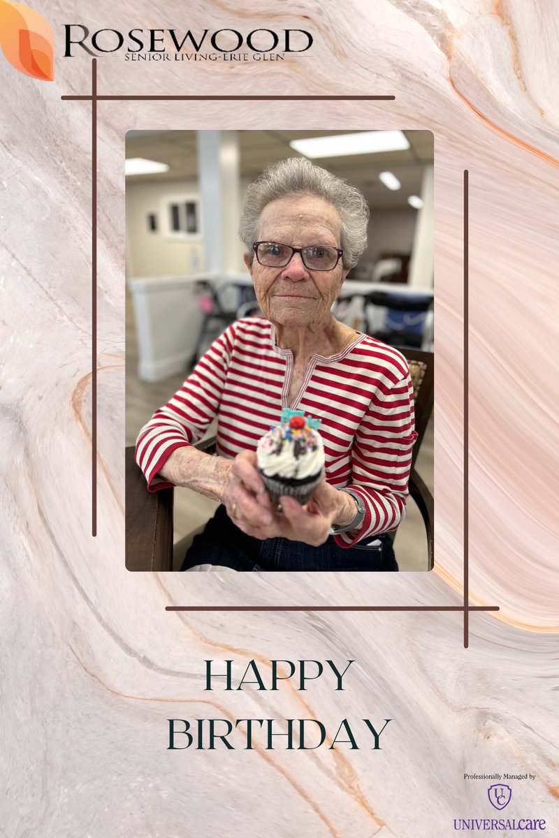 Happy Birthday to our residents and staff that celebrated a birthday in April. Leave it to April birthdays to put a little spring in your step! 
#Rosewood #ErieGlen #RetirementLiving #UniversalCare #SeniorLiving #AprilBirthdays