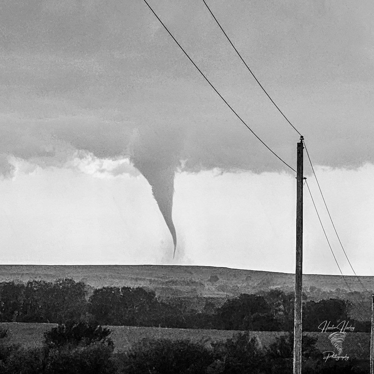 The Westmoreland #tornado yesterday with a grainy B&W filter applied gives it one of those 'early 1950s' tornado photos vibe.