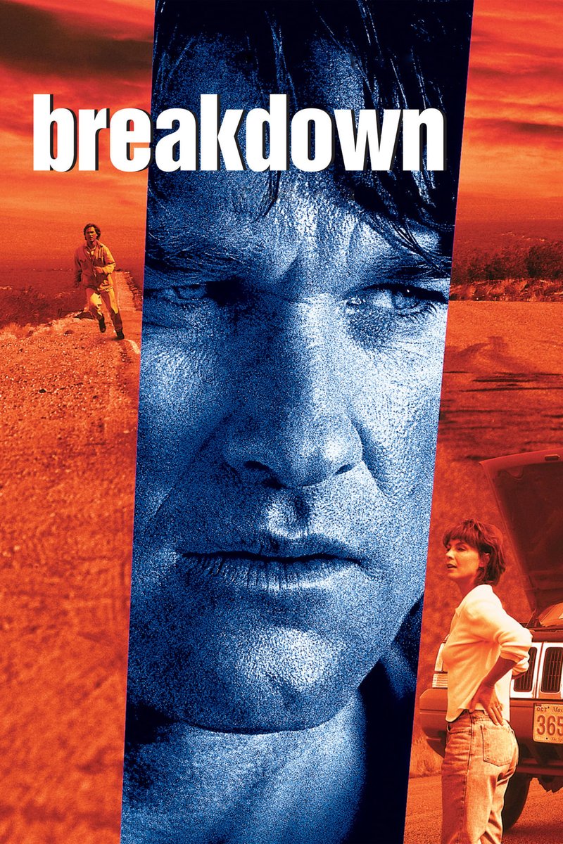 El 2 de mayo de 1997 se estrena en USA 'Breakdown' (Jonathan Mostow) ✏️“Será mejor que reces para que esté viva” 🔎El compositor de cine Basil Poledouris tuvo que grabar dos partituras para la película, porque la primera fue rechazada. ¿Qué opináis de esta película?