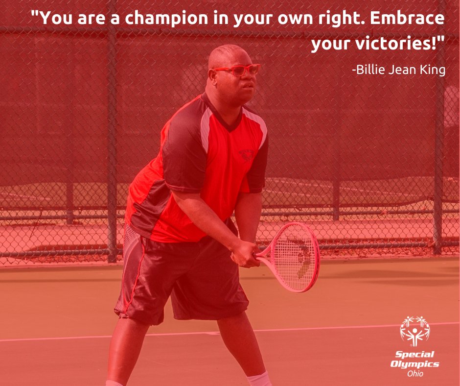 #WisdomWednesday : 'You are a champion in your own right. Embrace your victories!' — #billiejeanking #SOOH #quotes #positivity #MotivationalQuotes