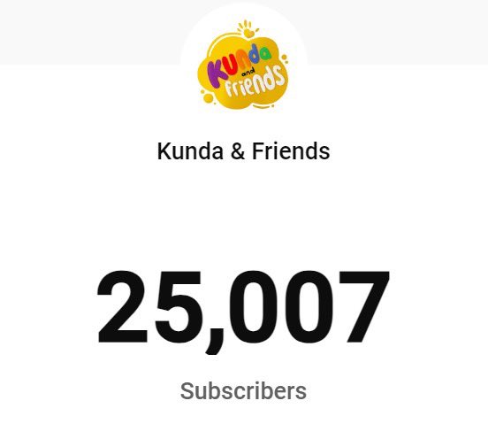 Kunda & Friends (@kundaandfriends) on Twitter photo We’ve hit a milestone!
25K strong and growing on YouTube! 🚀
Thank you to each and every one of you for being part of the <a href="/kundaandfriends/">Kunda & Friends</a> community. ❤️❤️
Here’s to many more adventures together!✨
#KundaAndFriends #25KSubs #Grateful We’ve hit a milestone!
25K strong and growing on YouTube! 🚀
Thank you to each and every one of you for being part of the <a href="/kundaandfriends/">Kunda & Friends</a> community. ❤️❤️
Here’s to many more adventures together!✨
#KundaAndFriends #25KSubs #Grateful