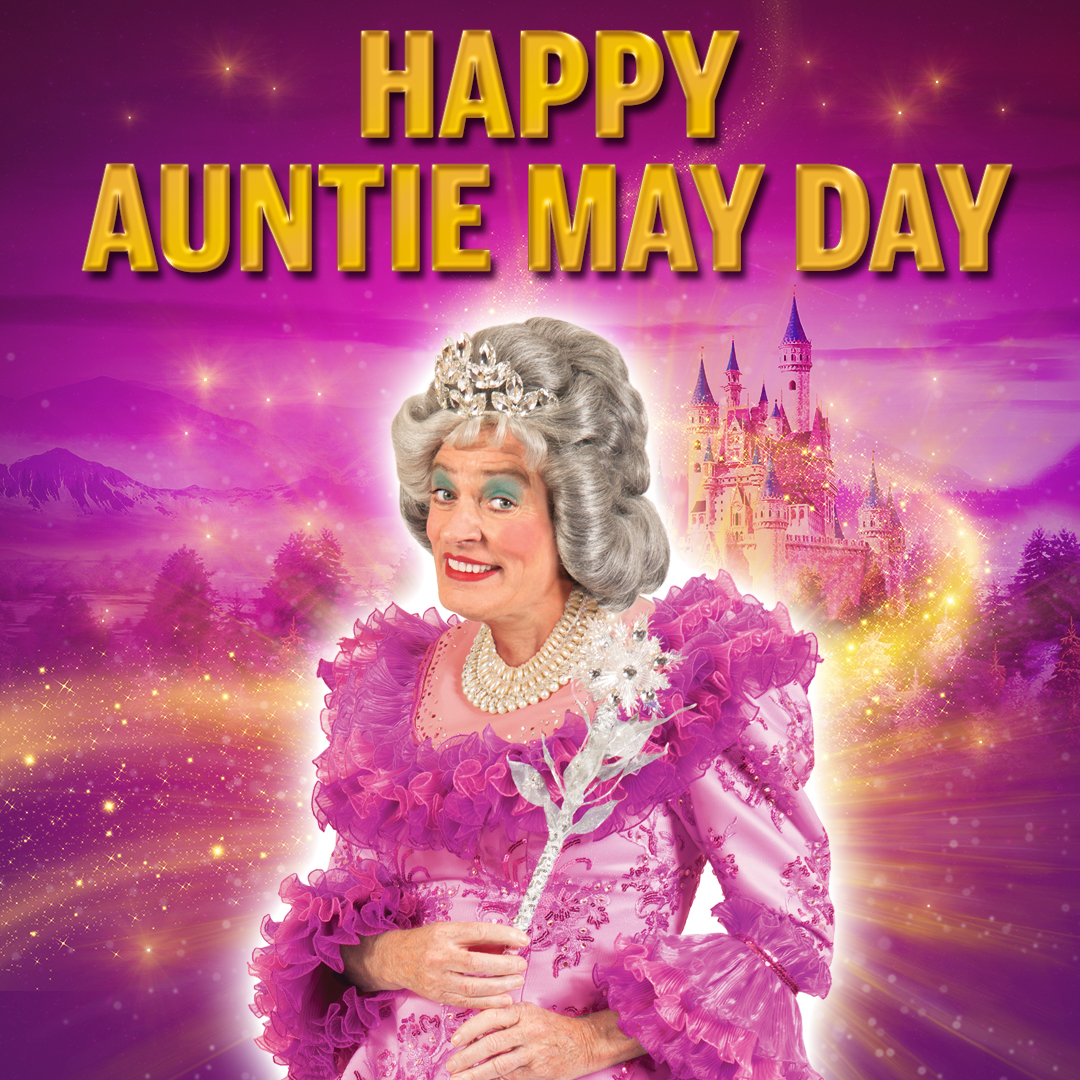 Hullo everybody!! It's Auntie May Day 😚 👙 I'm getting ready for my holiday to Marbella, with Cinderella & my new fella! 🏝️ I can't wait to see all your happy faces at Panto this Christmas - got your tickets yet? 👉 bit.ly/3WnyzE1