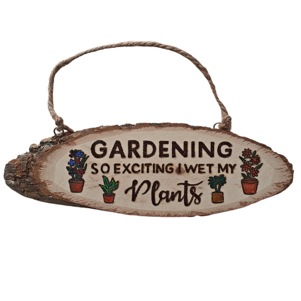 Need a gift for a #gardening lover? This hand burnt rustic plaque is perfect for a garden shed. woodenyoulove.co.uk/product/handma… #MHHSBD #firsttmaster #GardeningTwitter #handmadehour