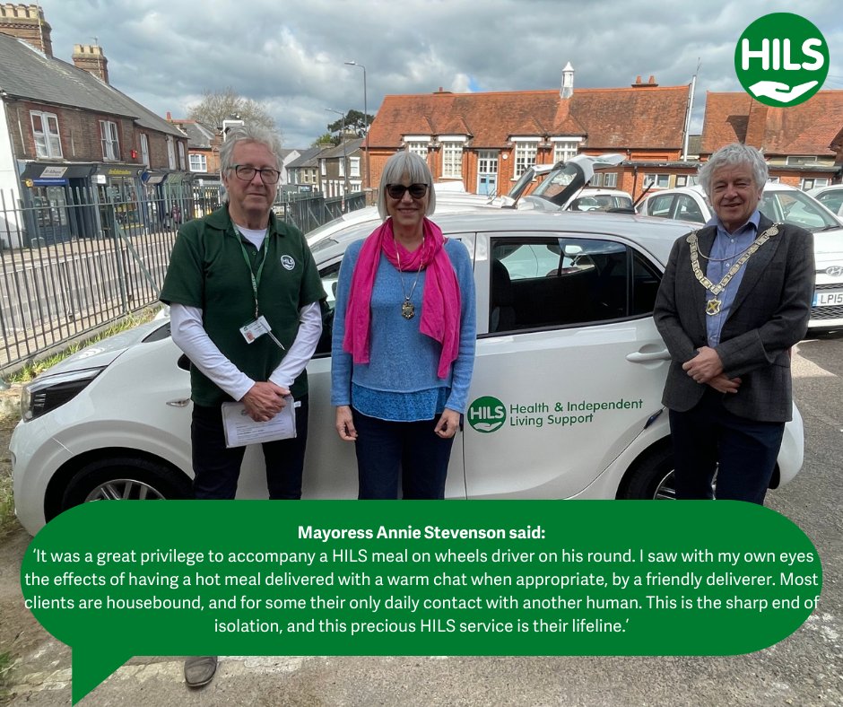 HILS_UK's tweet image. Last week we were visited by Mayor Anthony Rowlands and Mayoress Annie Stevenson @IntegrationCare , who shadowed one of our meals rounds. Check out what they said below! Thank you both for coming and seeing what it’s like to be on a meals on wheels round!